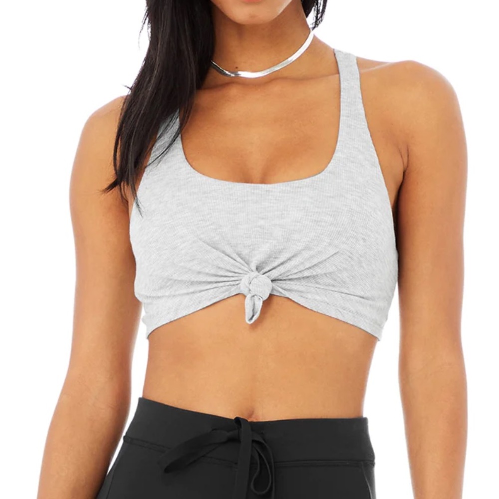 Alo Knot Bra light blue size medium